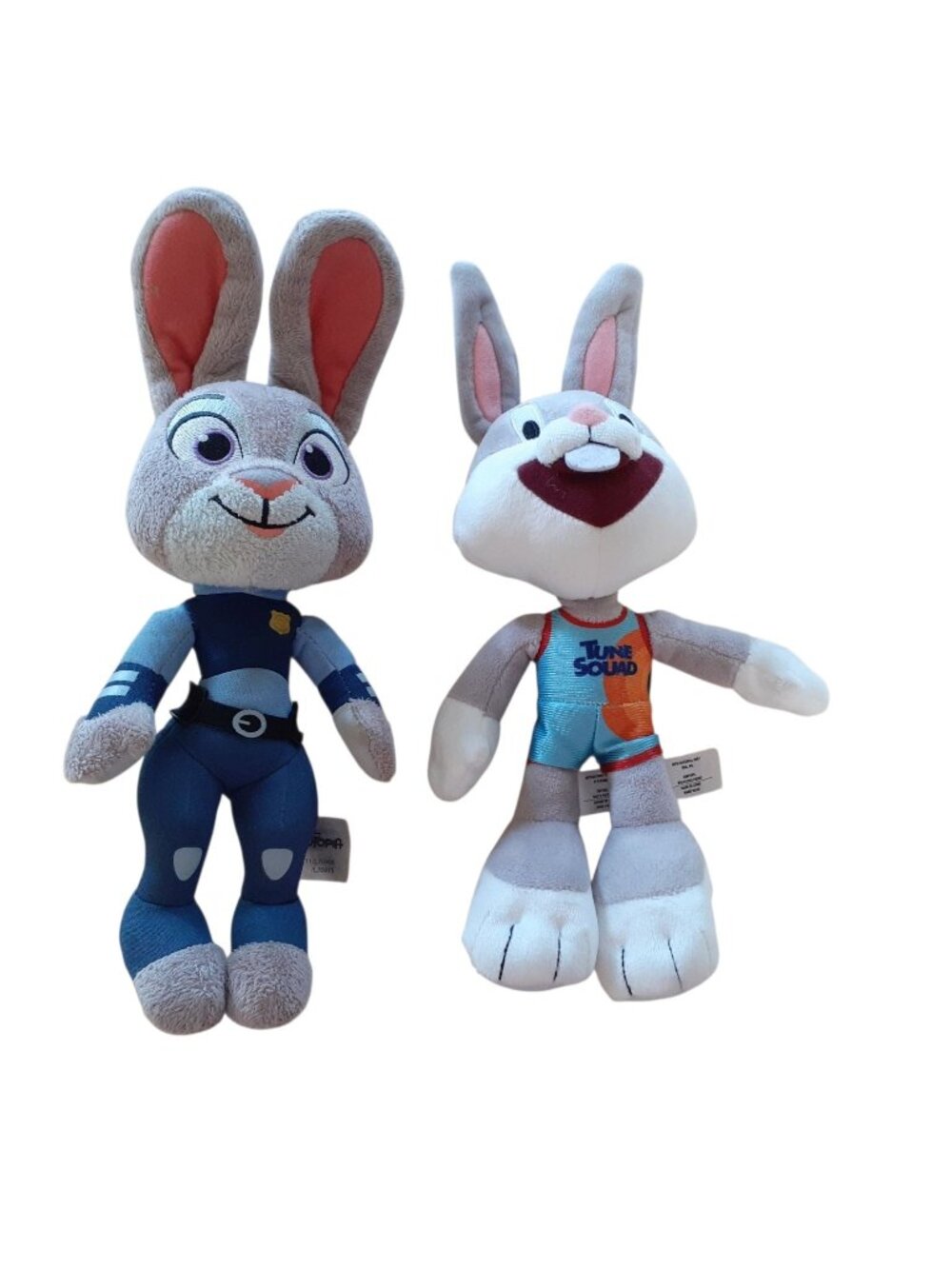 Bundle of 2 Rabbits, Tune Squad by Space Jam & Zootopia by Disney NWOT